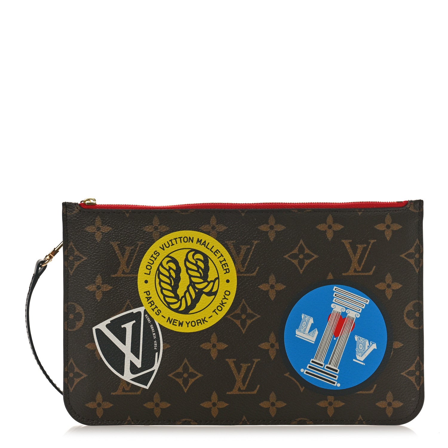 Louis Vuitton Monogram World Tour Neverfull MM GM Pochette 1 of 8