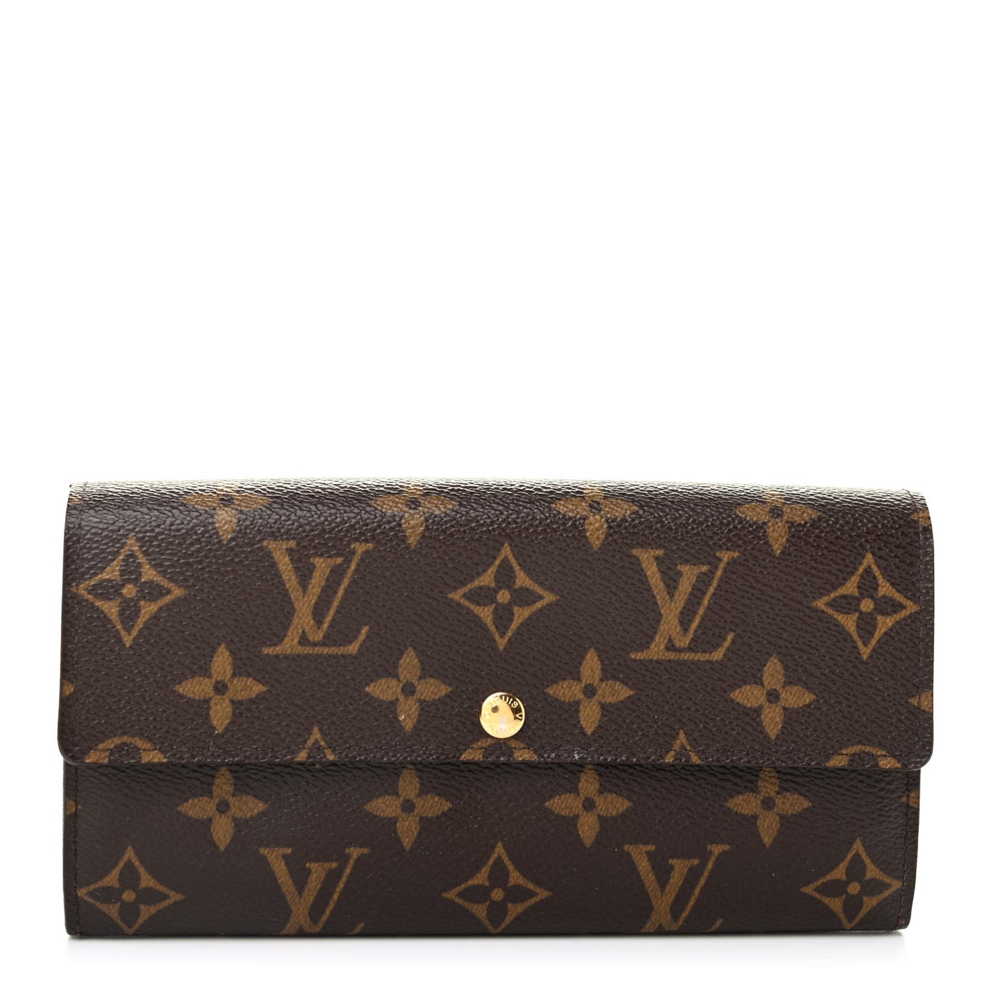 Monogram Fleuri Sarah Wallet Bright Green