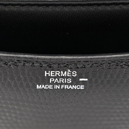 Hermes Lizard Constance 18 Black 6 of 13