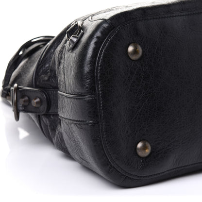 Balenciaga Agneau Classic Hardware Bowling Bag Black 8 of 9