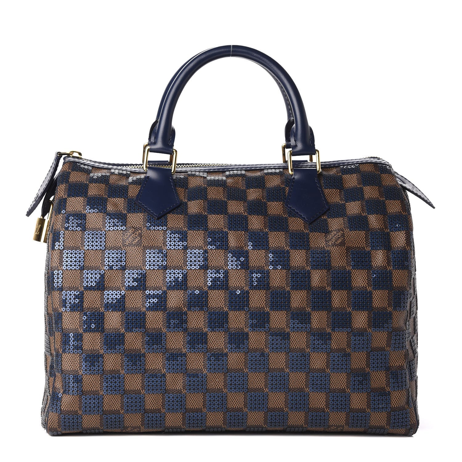 Louis Vuitton Damier Paillettes Speedy 30 Blue 1 of 10