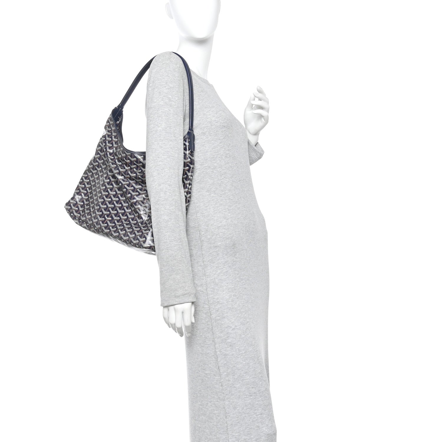 Goyard Goyardine Boheme Hobo Navy Blue 2 of 9
