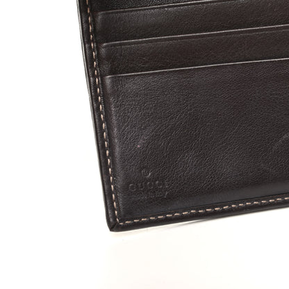 Gucci Monogram Lovely Heart French Flap Wallet Dark Brown 7 of 10