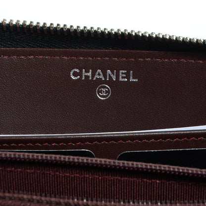 Chanel Caviar Quilted Zip Around Wallet Black 7 of 9