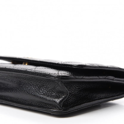 Chanel Caviar Quilted Wallet On Chain WOC Black 7 of 11