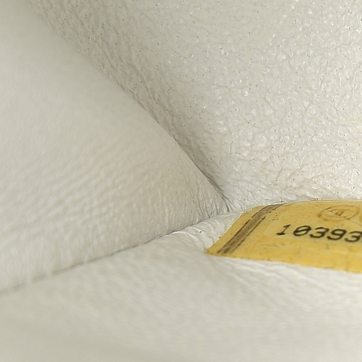 Caviar Quilted Mini Square Flap White