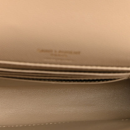Saint Laurent Grain De Poudre Monogram Kate Belt Bag Dark Beige 4 of 8
