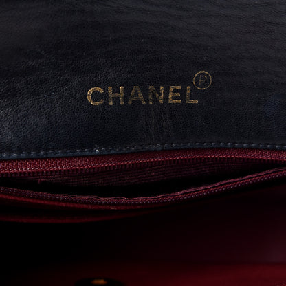 Chanel Lambskin Quilted Mini Square Flap Black 6 of 8