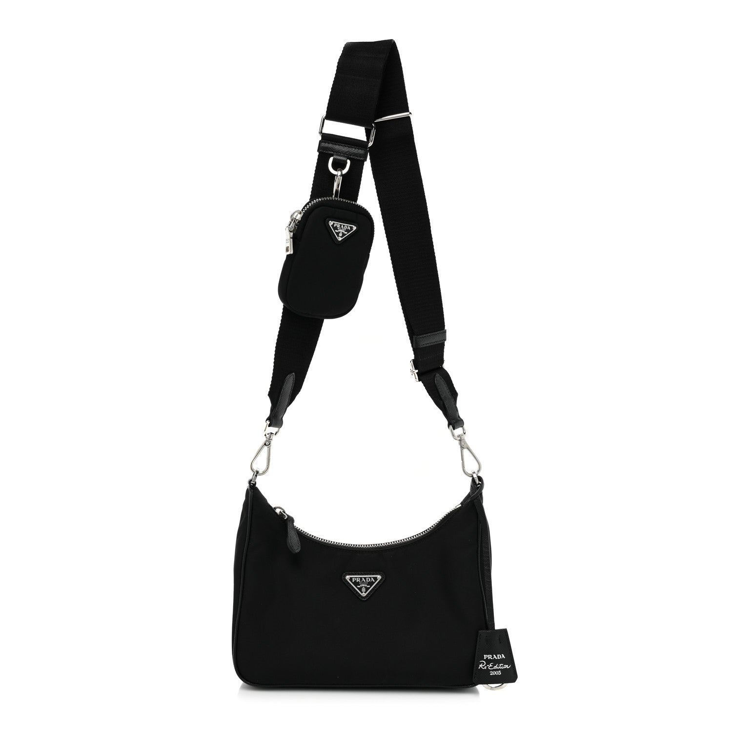 Prada Nylon Re-Edition 2005 Shoulder Bag Black 1 of 13