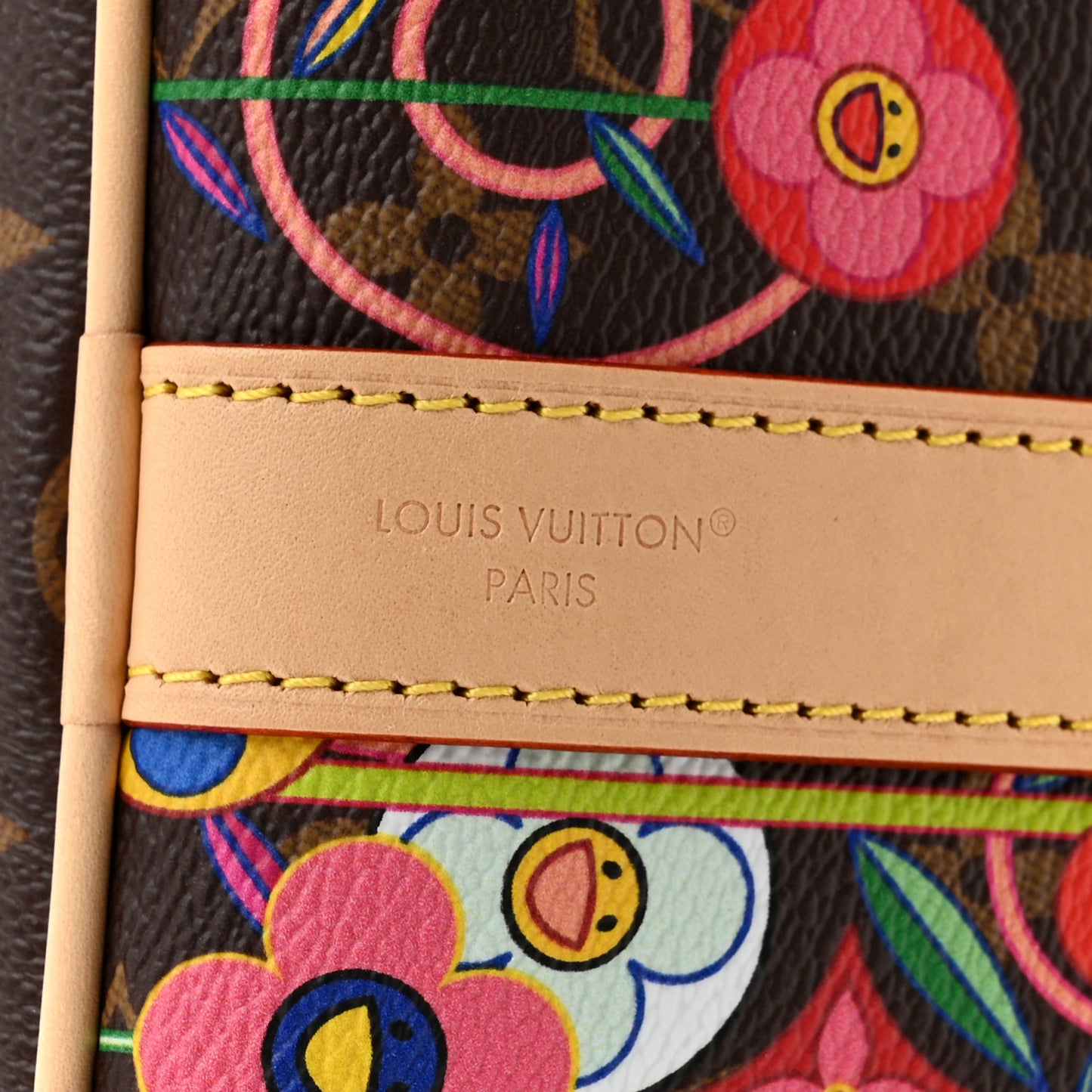 LV X TM Monogram Flowers Keepall Bandouliere 45