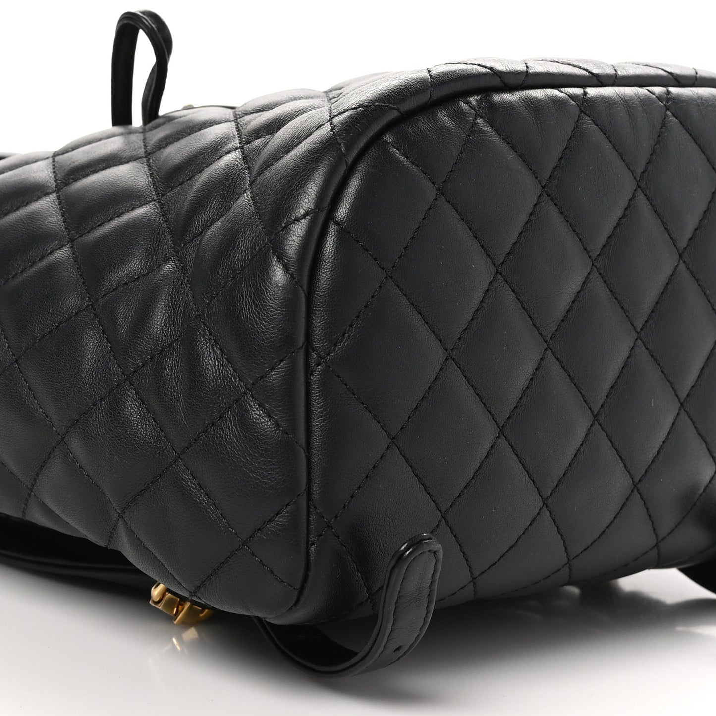 Lambskin Quilted Small Urban Spirit Backpack Black