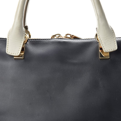 Chloe Smooth Calfskin Large Baylee Tote Black Grey 8 of 19