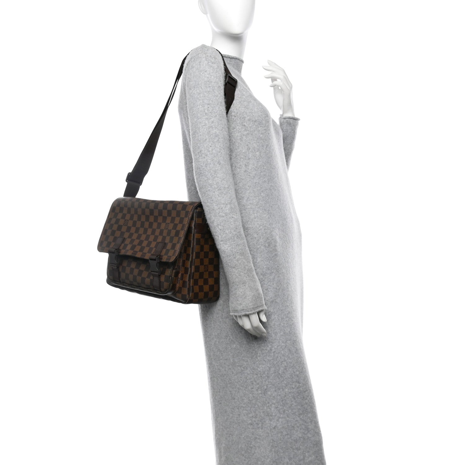 Louis Vuitton Damier Ebene Melville Messenger Bag 2 of 10