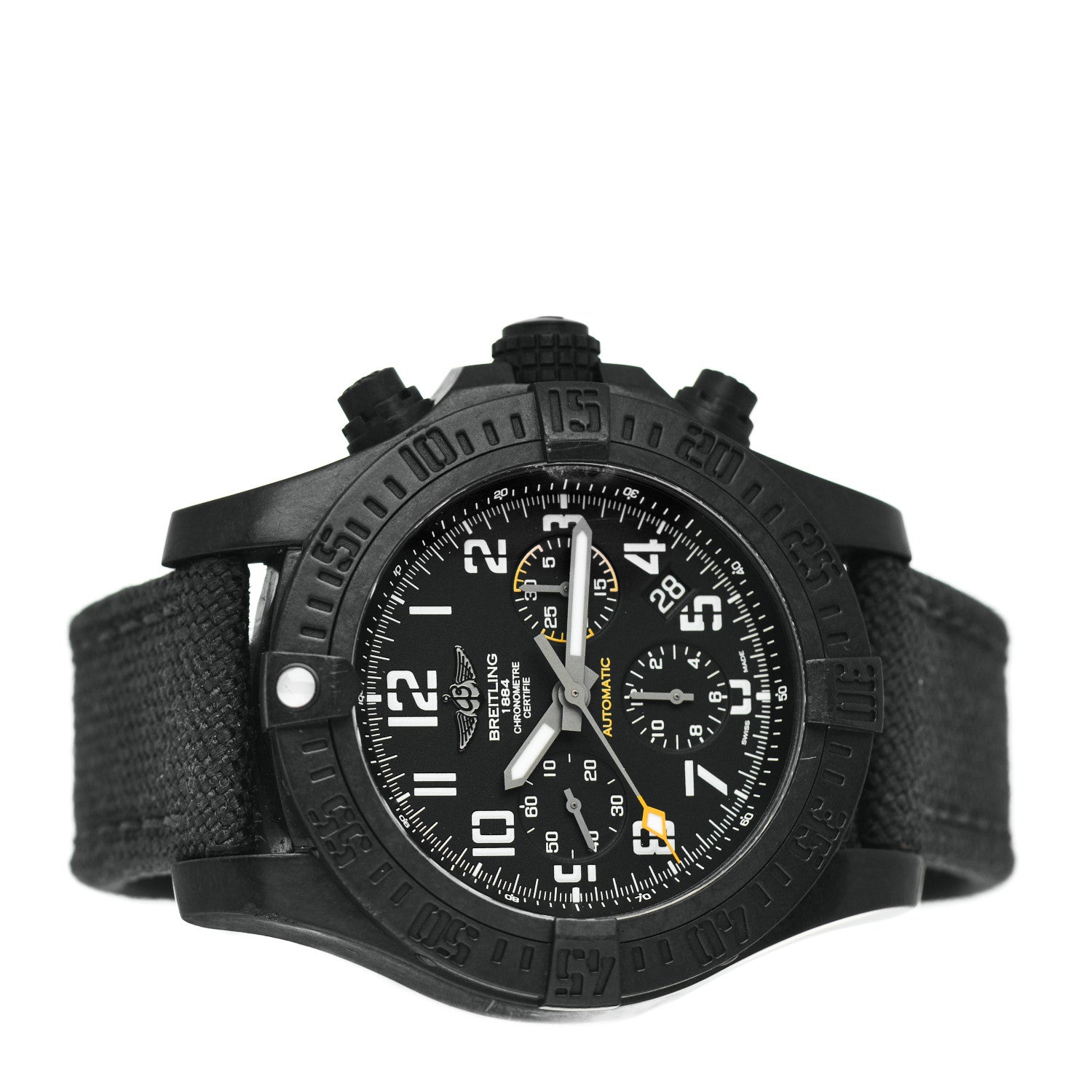 Breitling Breitlight Canvas 45mm Avenger Hurricane Automatic Watch Black XB0180 2 of 5