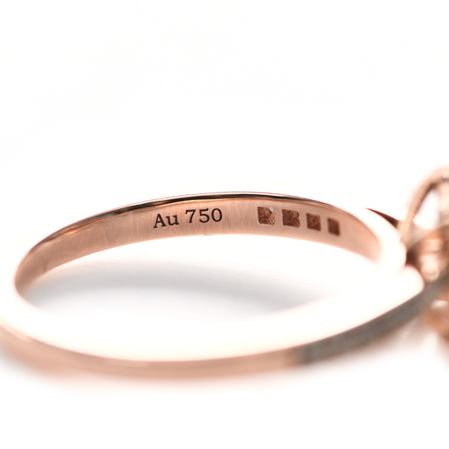 Tiffany 18K Rose Gold Diamond Victoria Ring 54 6.75 6 of 7