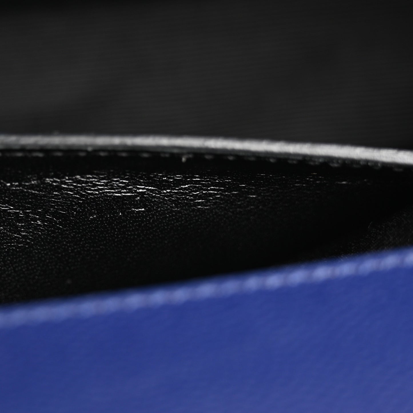 Grain De Poudre Classic Monogram Cassandre Clutch Deep Marine