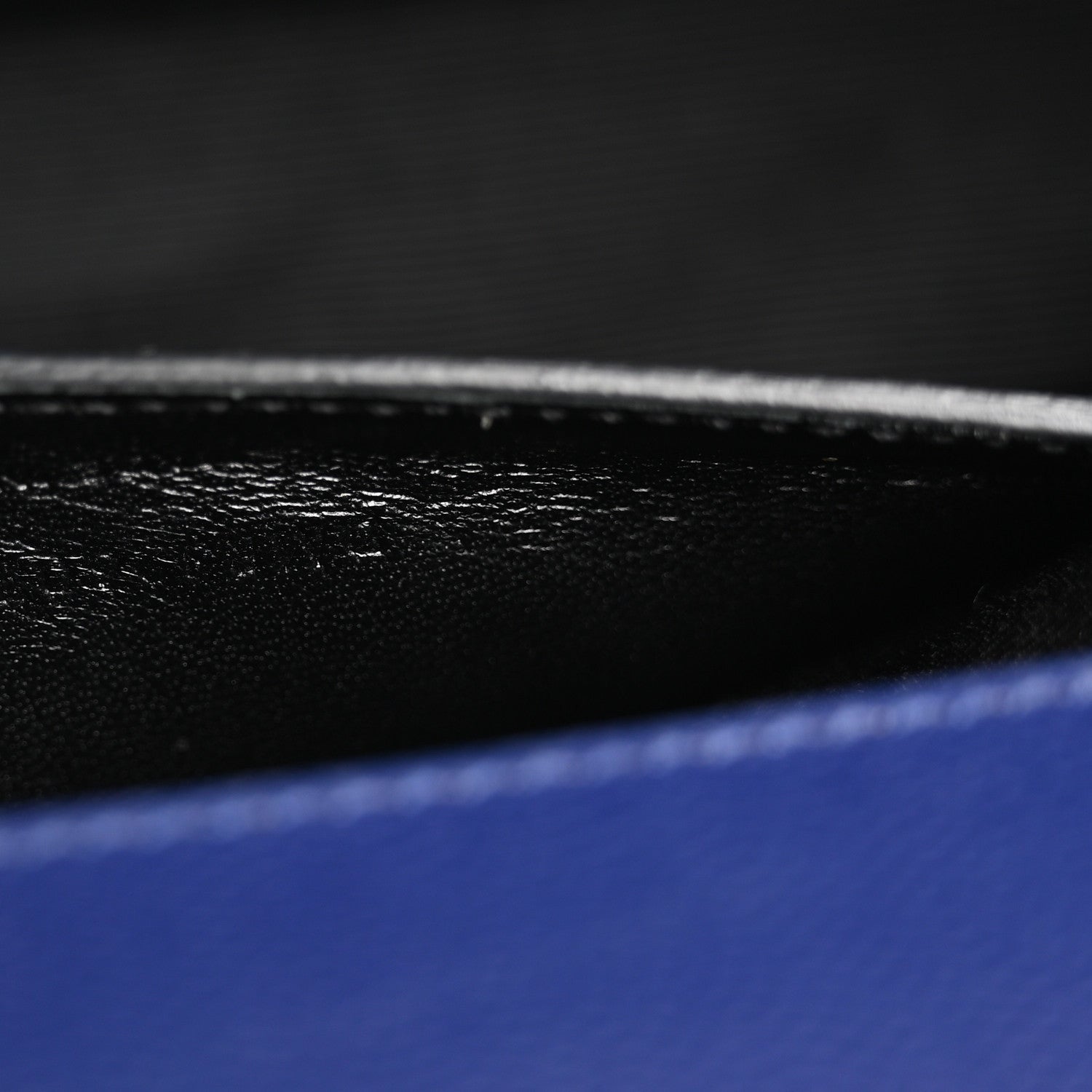 Saint Laurent Grain De Poudre Classic Monogram Cassandre Clutch Deep Marine 7 of 11