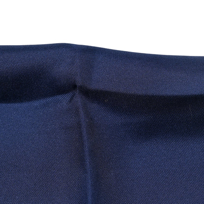 Chanel Silk CC Square Scarf Navy Multicolor 7 of 7