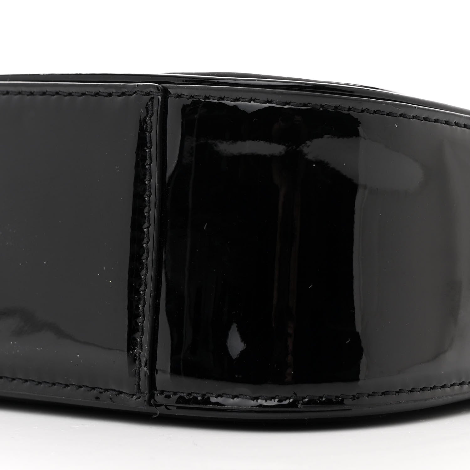 Saint Laurent Patent Le 5 A 7 Hobo Black 10 of 12