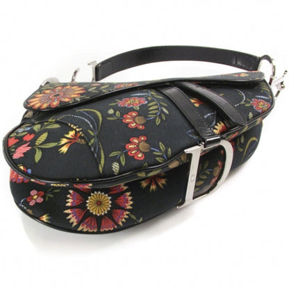 Christian Dior Fabric Floral Saddle Bag 4 of 10