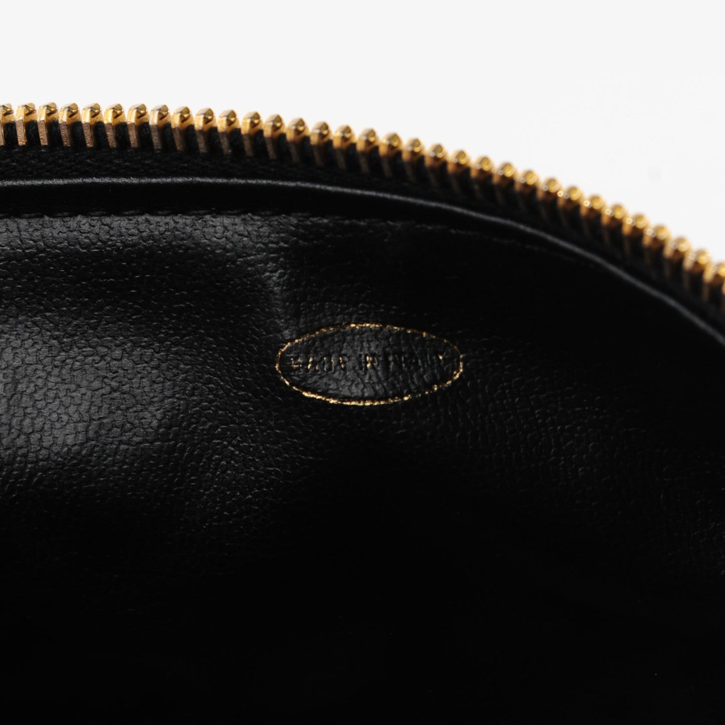 Lambskin Vanity Cosmetic Case Black