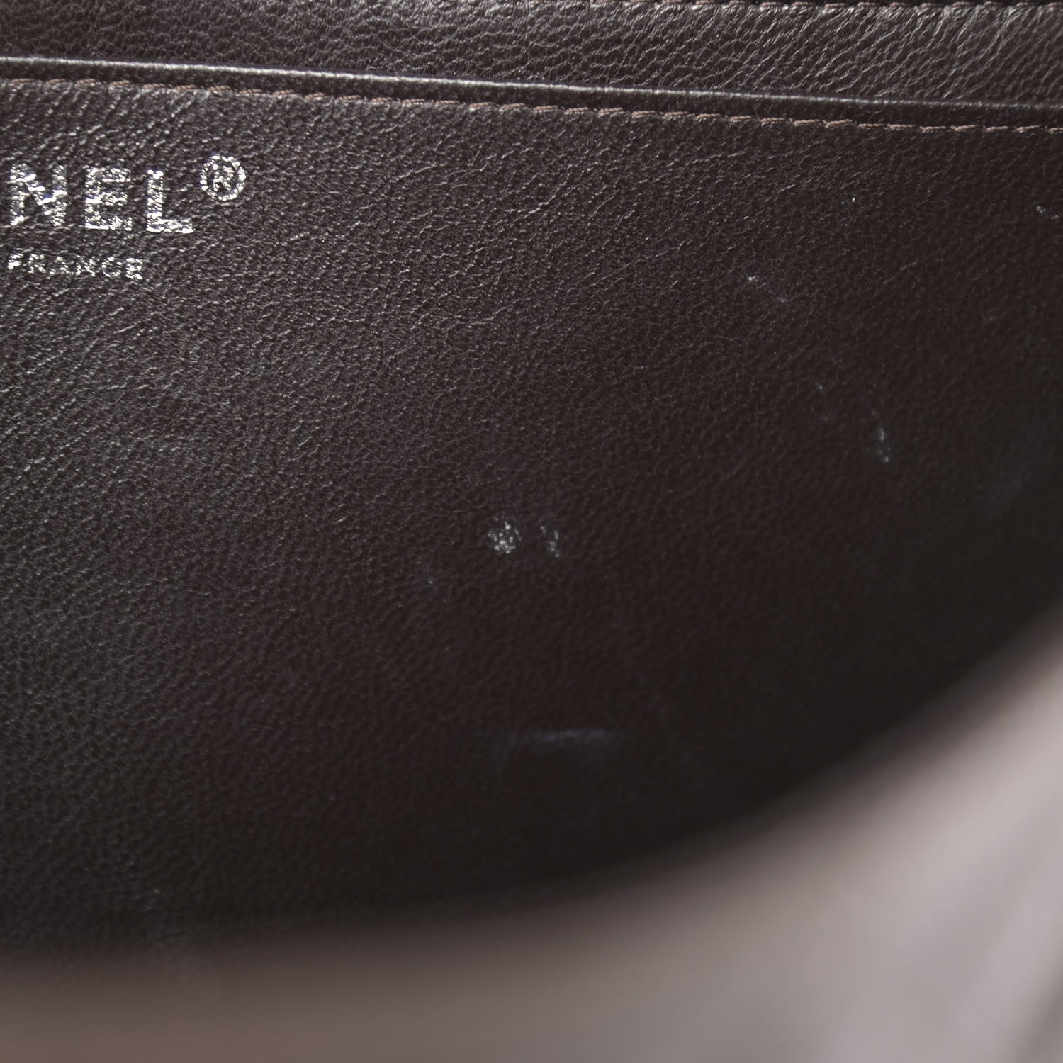 Chanel Caviar Quilted Jumbo Single Flap Dark Brown 12 of 13