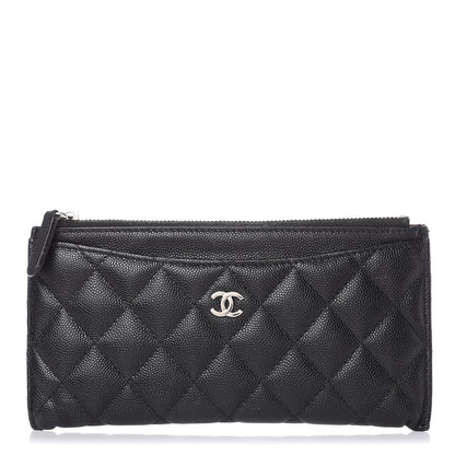Chanel Caviar Quilted Classic Zip Pouch Black 1 of 11
