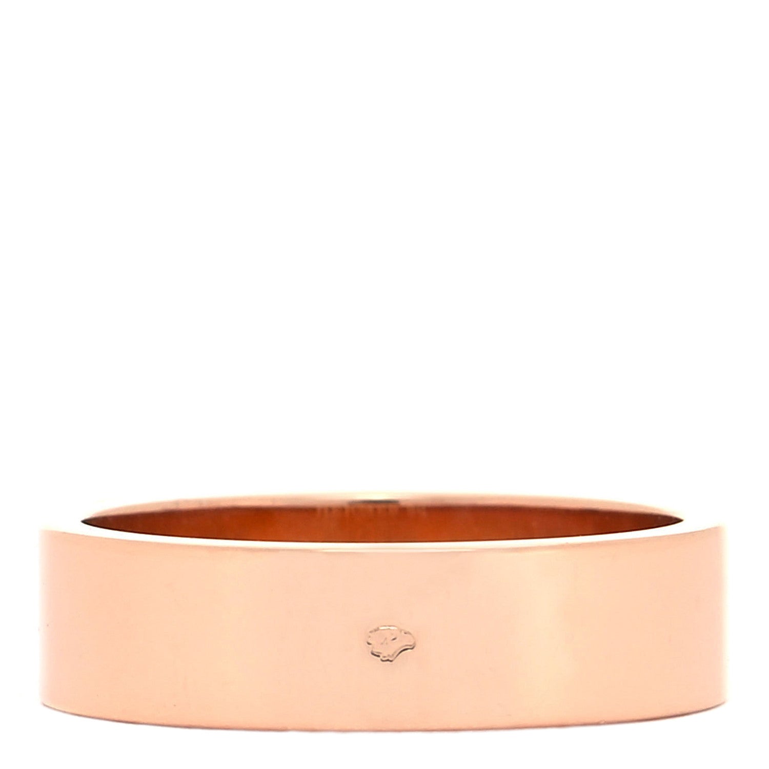Hermes 18K Rose Gold Diamond PM Kelly Ring 50 5.25 3 of 5
