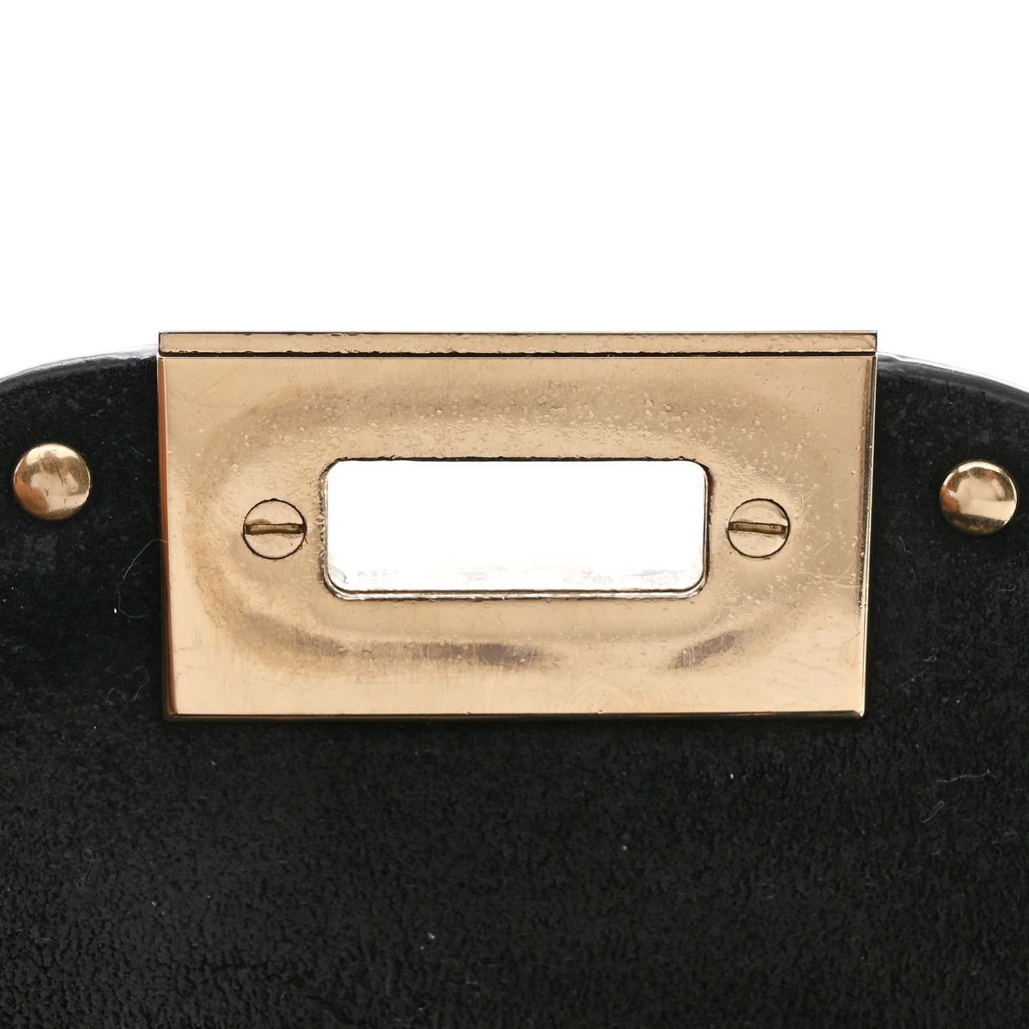 Pebbled Calfskin Medium Rockstud Flip Lock Crossbody Bag Black