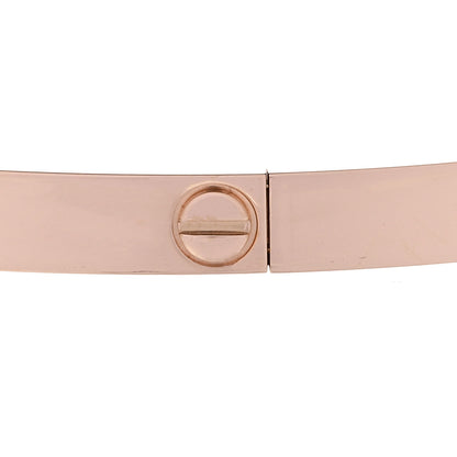 Cartier 18K Pink Gold Small LOVE Bracelet 18 5 of 9