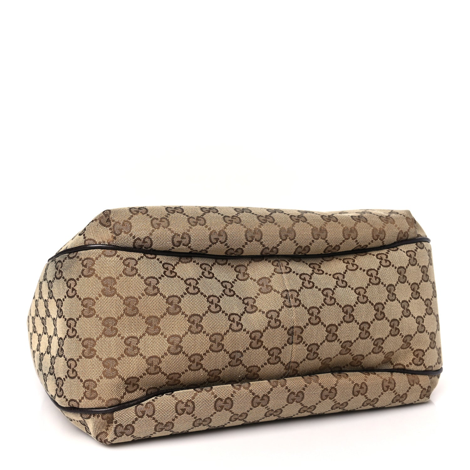 Gucci Monogram Web Medium Dressage Hobo Dark Brown 4 of 9
