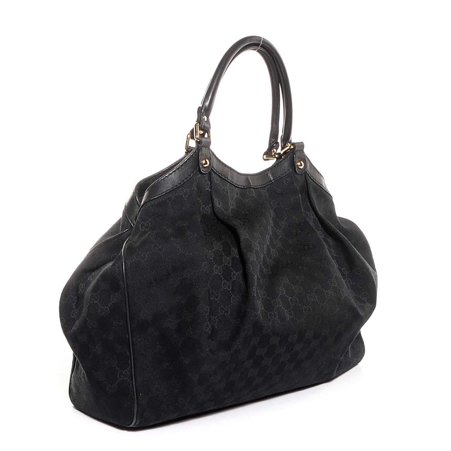 Gucci Monogram Large Sukey Tote Black 3 of 7