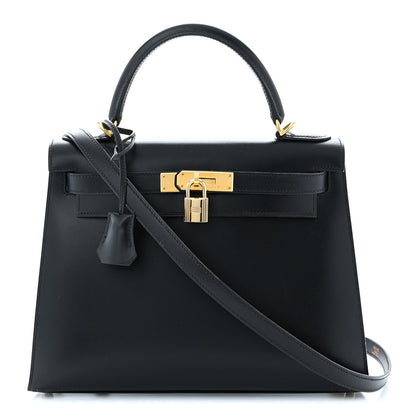 Hermes Box Kelly Sellier 28 Black 1 of 14
