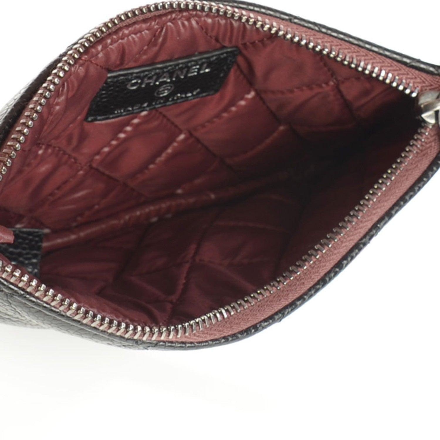 Chanel Caviar Quilted Coin Purse Case Black 6 of 8