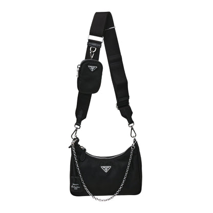 Prada Re-Nylon Saffiano Re-Edition 2005 Shoulder Bag Black 1 of 10