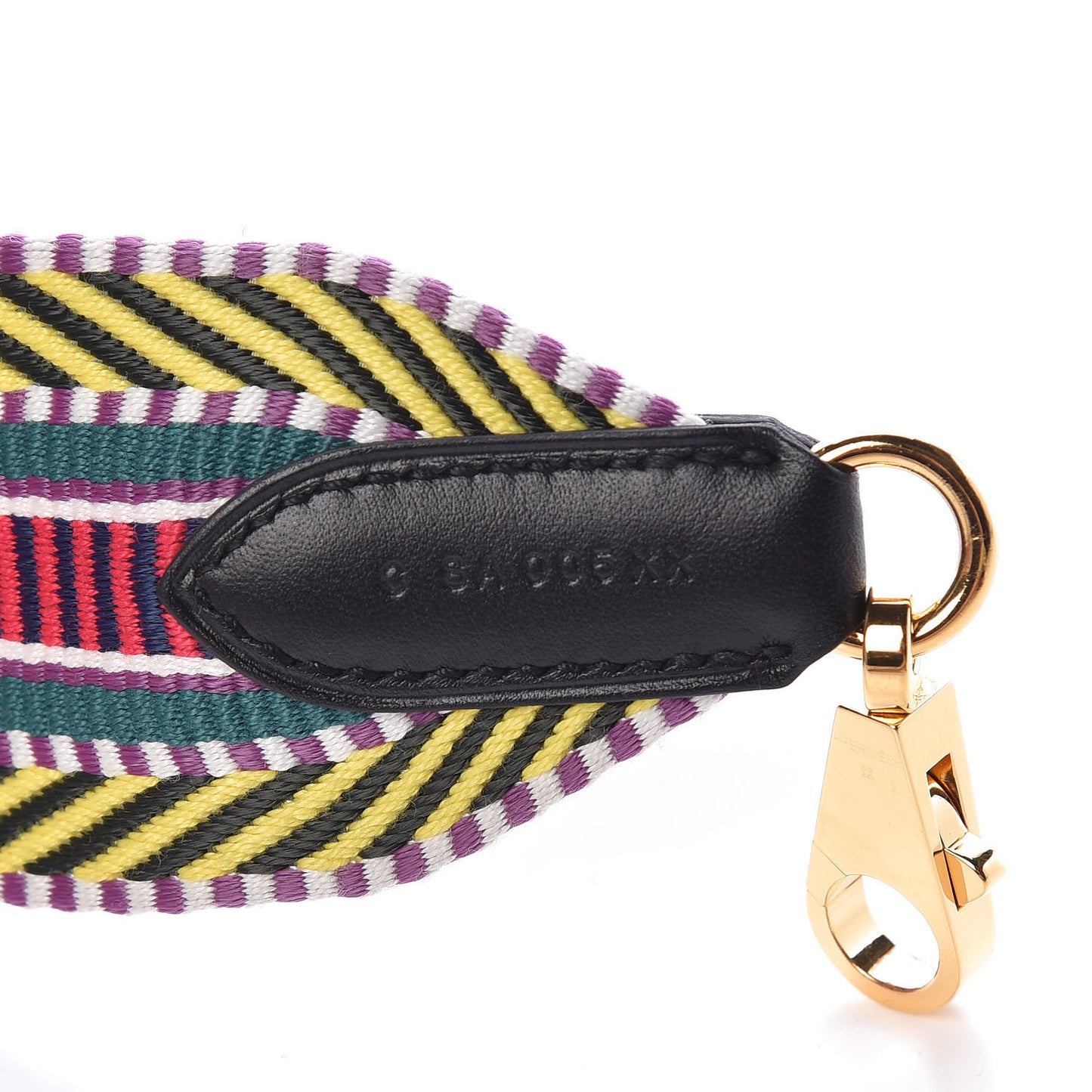 Toile Swift 50mm Sangle Cavale Shoulder Strap Multicolor Black