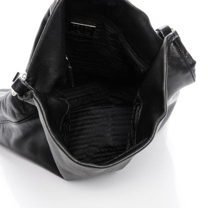 Prada Soft Calf Lucite Hobo Nero Black 5 of 11