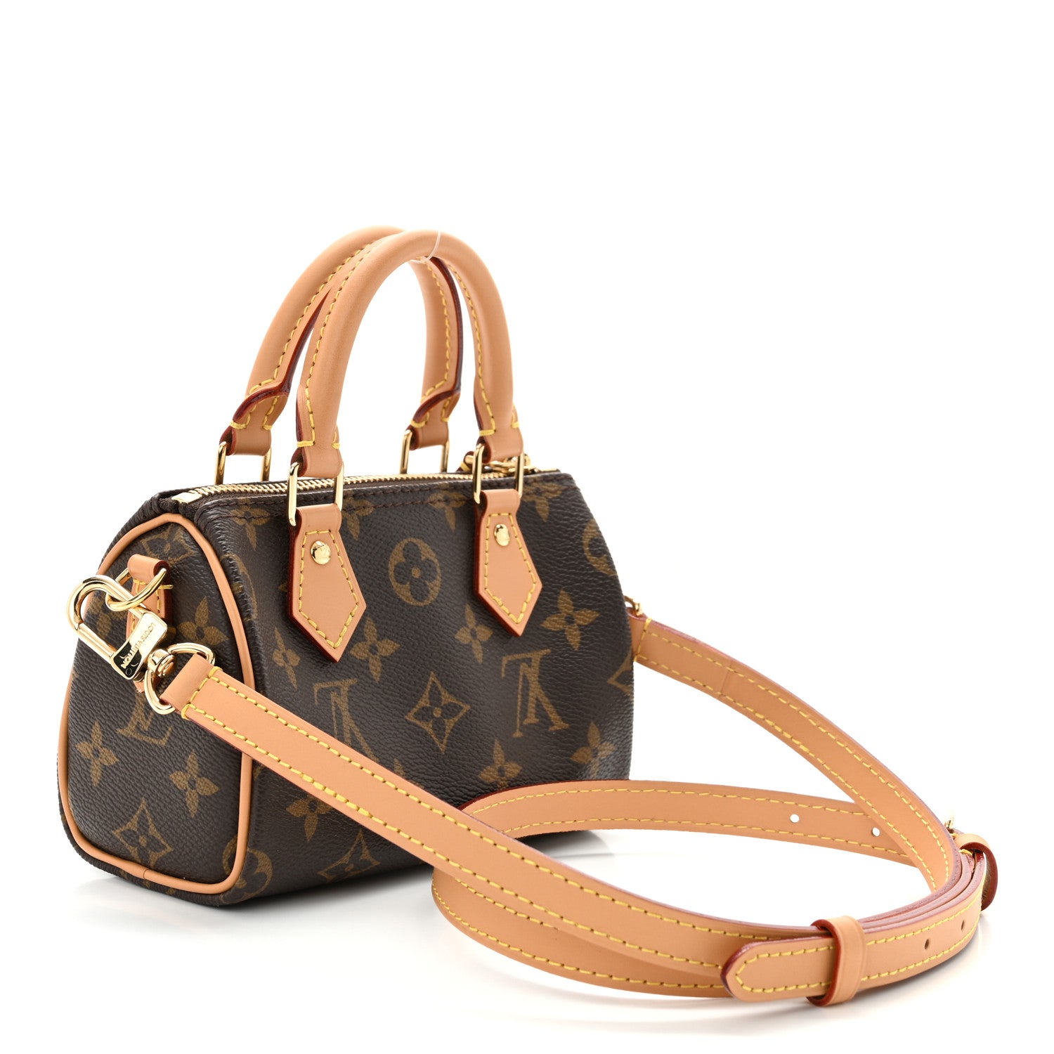 Louis Vuitton Monogram Nano Speedy Bandouliere 3 of 10
