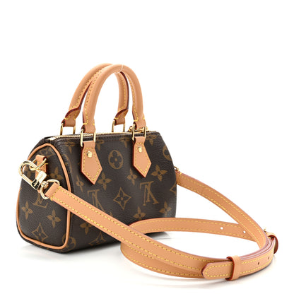 Louis Vuitton Monogram Nano Speedy Bandouliere 3 of 10