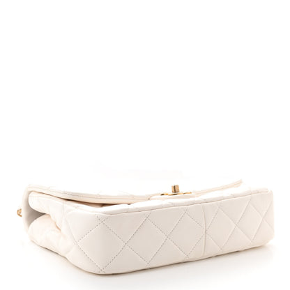 Chanel Lambskin Quilted Fancy Jewel Flap White 4 of 11