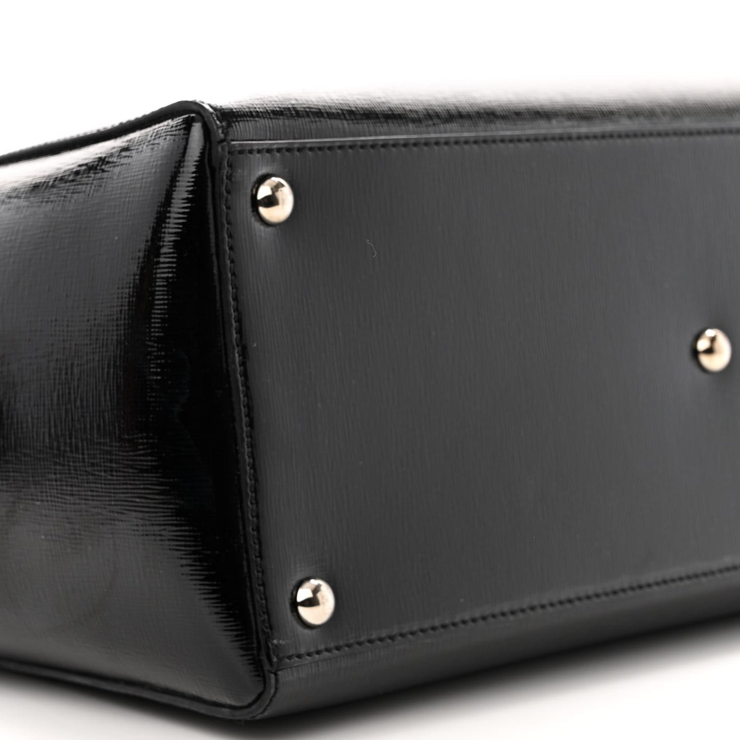 Patent Vitello Elite Regular 2Jours Tote Black
