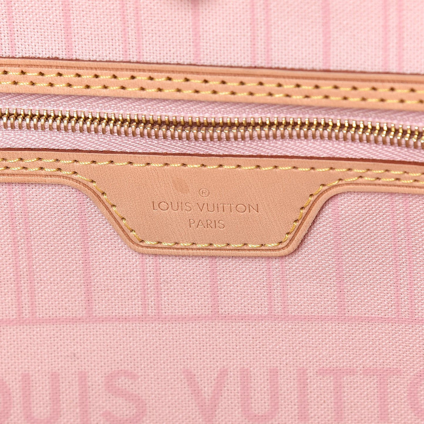 Damier Azur Neo Neverfull MM Rose Ballerine