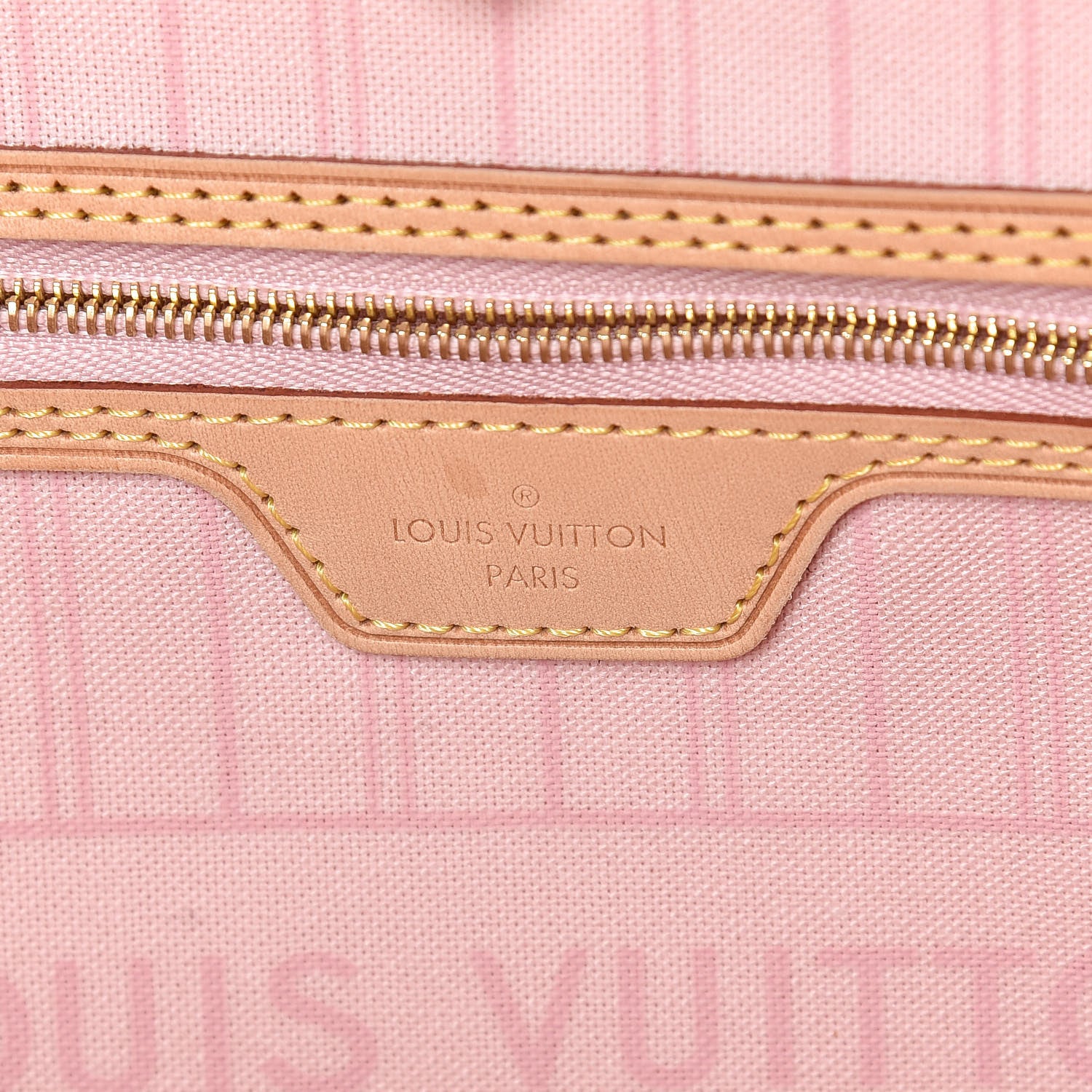 Louis Vuitton Damier Azur Neo Neverfull MM Rose Ballerine 7 of 11