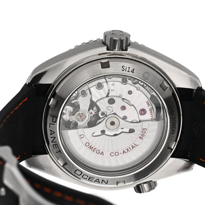 Omega Stainless Steel Calfskin 43mm Seamaster Planet Ocean GMT Co-Axial Chronometer Automatic Watch Black 232.32.44.22.01.002 4 of 4
