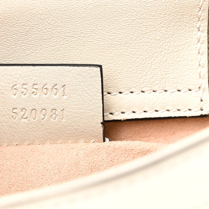 Gucci Wonka Grain Calfskin Mini Diana Tote Bag Mystic White Orange Fluo 7 of 10
