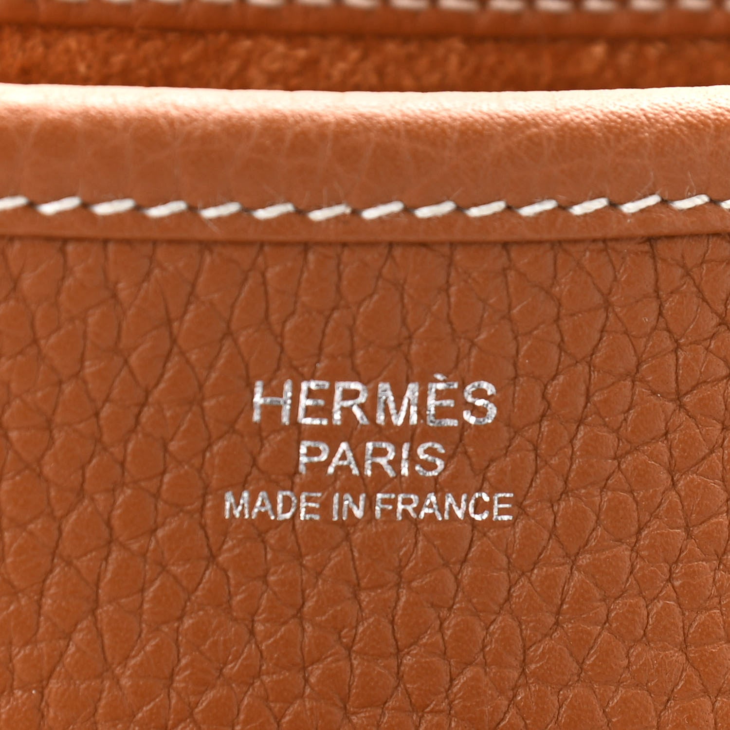 Hermes Taurillon Clemence Evelyne III GM Gold 6 of 11