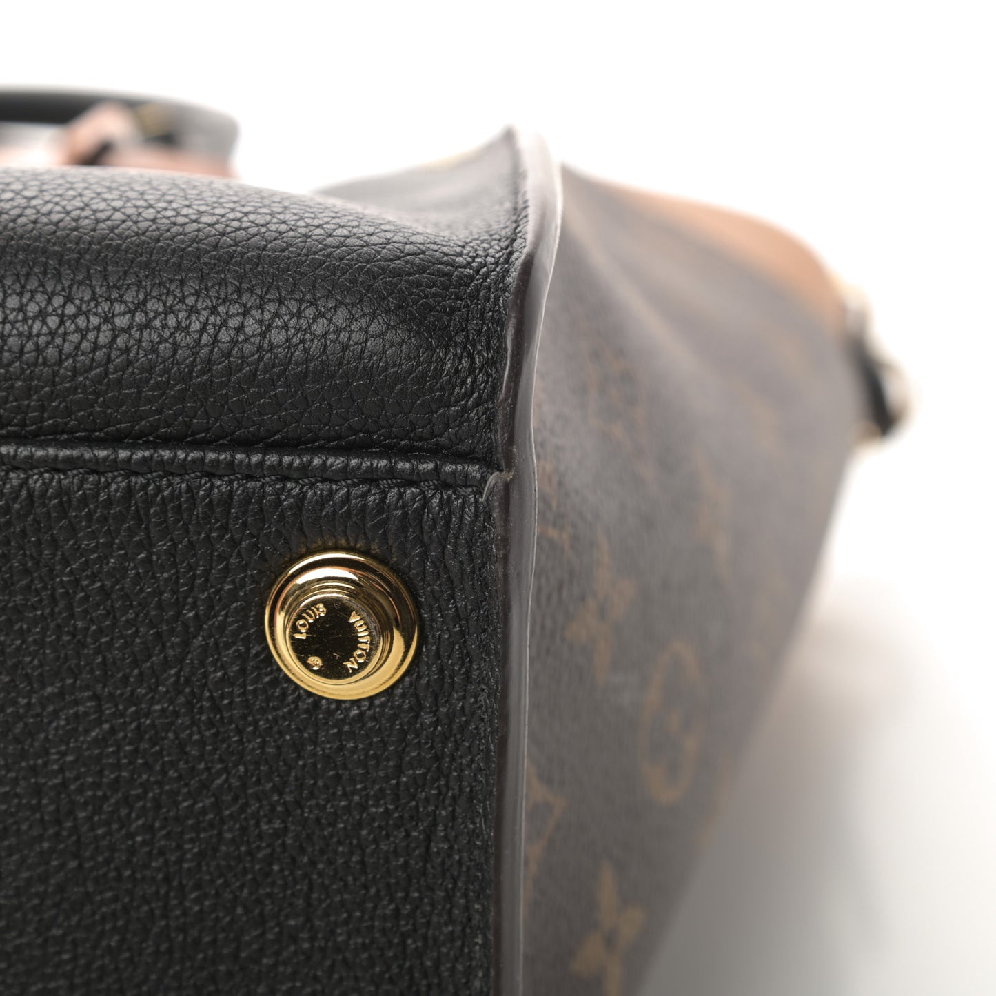 Calfskin Monogram On My Side Black