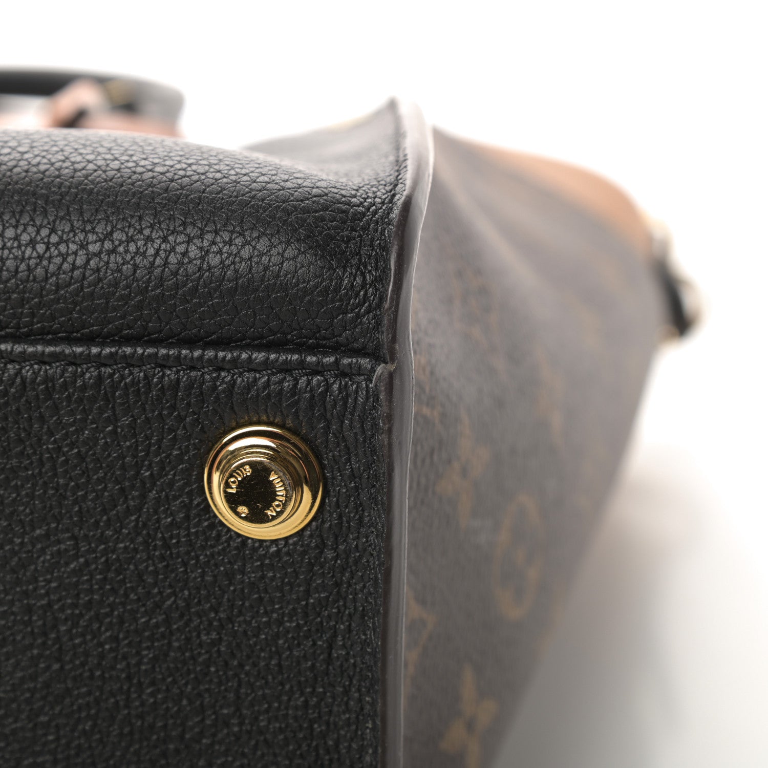 Louis Vuitton Calfskin Monogram On My Side Black 12 of 12