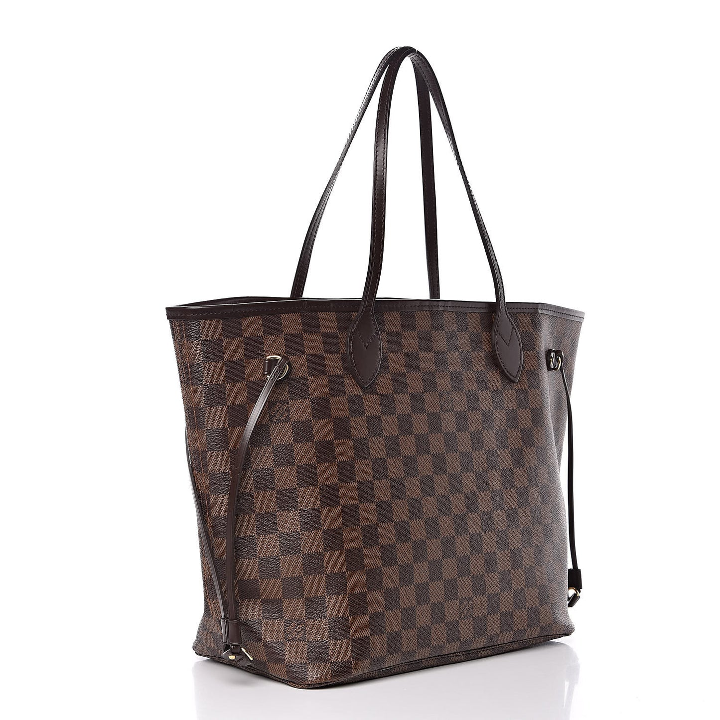 Damier Ebene Neo Neverfull MM Rose Ballerine