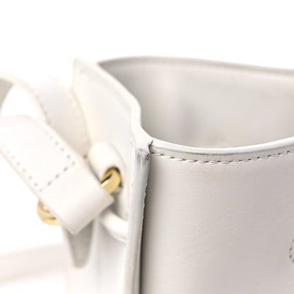 3.1 Phillip Lim Smooth Calfskin Mini Soleil Bucket Bag White 12 of 13